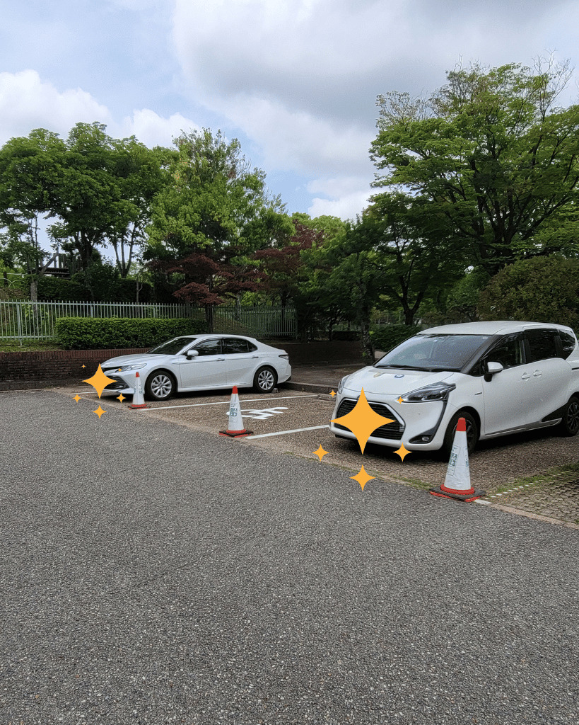 優先駐車場は３台分あるよ！